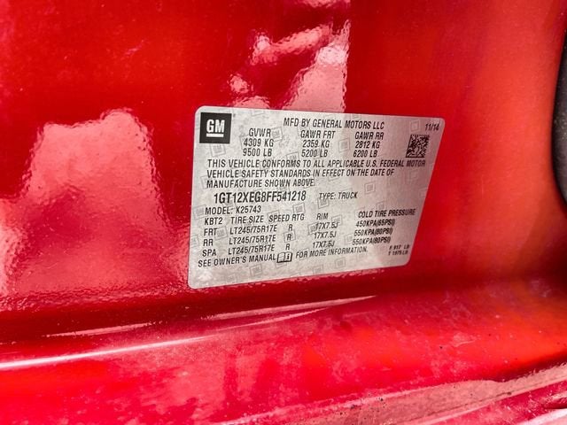 2015 GMC Sierra 2500 HD NA