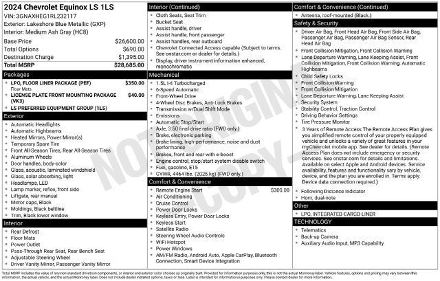 2024 Chevrolet Equinox LS