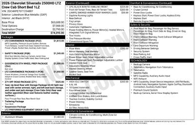 2026 Chevrolet Silverado 2500HD LTZ