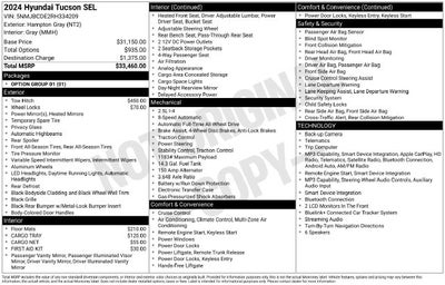 2024 Hyundai Tucson SEL