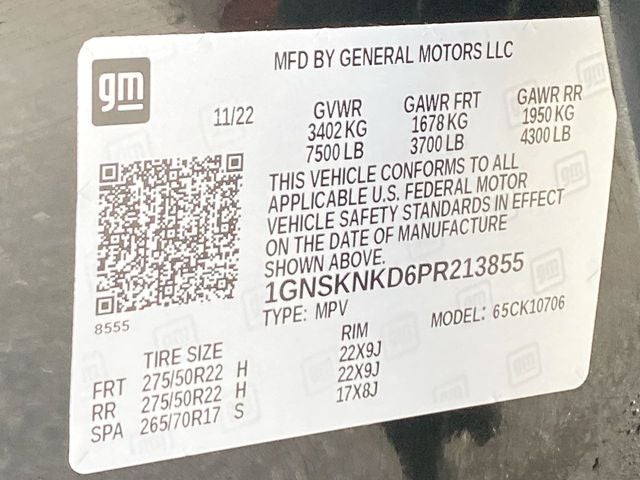 2023 Chevrolet Tahoe LT