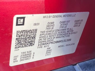 2021 Chevrolet Tahoe Z71