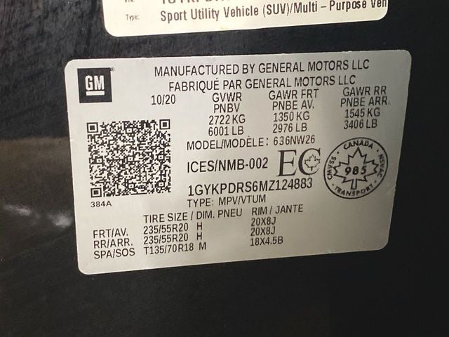 2021 Cadillac XT6 Premium Luxury