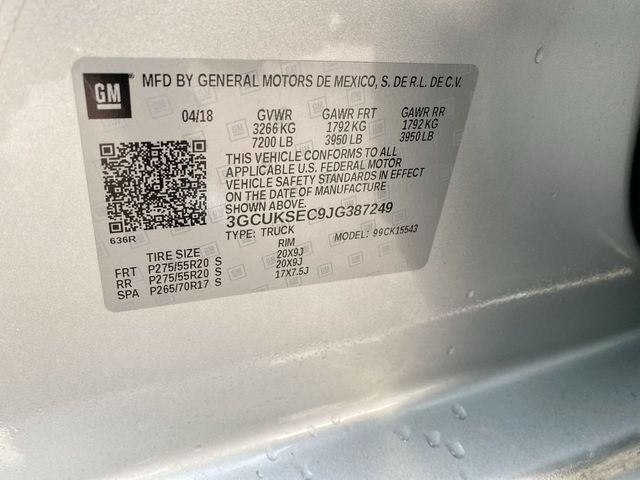 2018 Chevrolet Silverado 1500 LTZ 1LZ