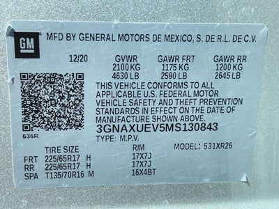 2021 Chevrolet Equinox LT
