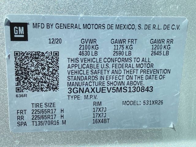 2021 Chevrolet Equinox LT