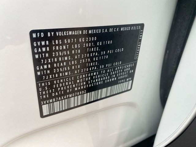 2023 Volkswagen Tiguan 2.0T SE