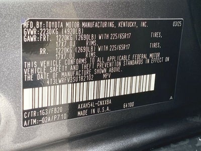 2025 Toyota RAV4 Hybrid LE