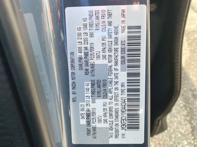 2021 Mazda Mazda CX-5 Carbon Edition Turbo