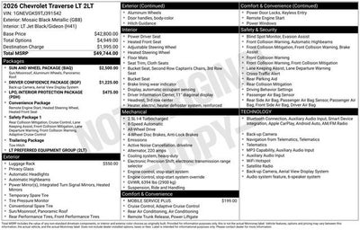2026 Chevrolet Traverse LT