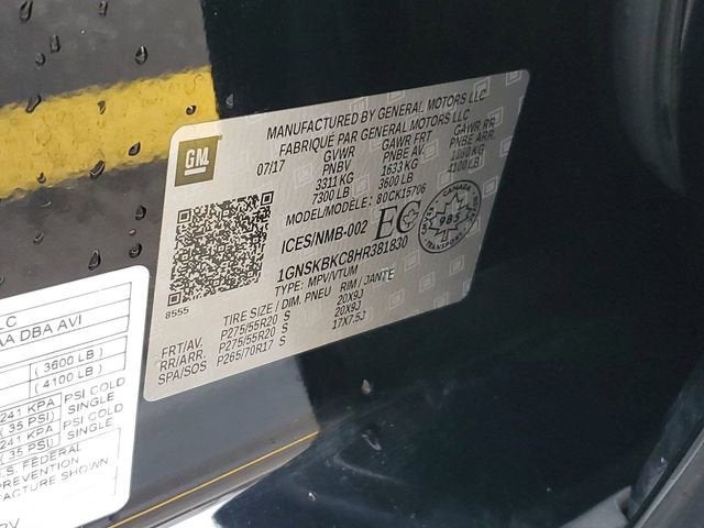 2017 Chevrolet Tahoe LT