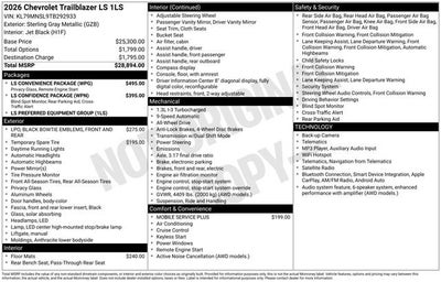 2026 Chevrolet Trailblazer LS