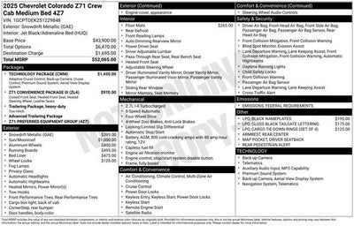 2025 Chevrolet Colorado Z71