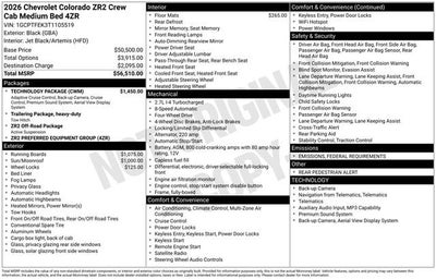 2026 Chevrolet Colorado ZR2
