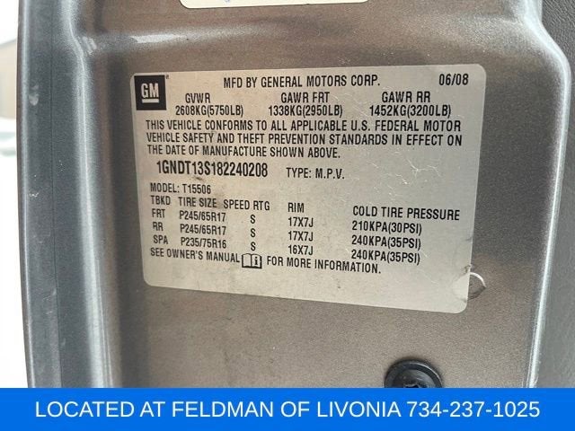 2008 Chevrolet Trailblazer Fleet w/2FL