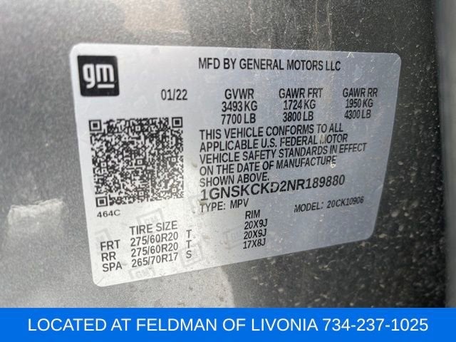 2022 Chevrolet Suburban LT