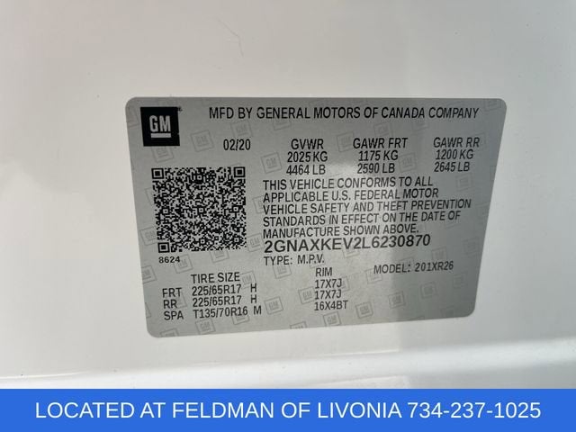 2020 Chevrolet Equinox LT