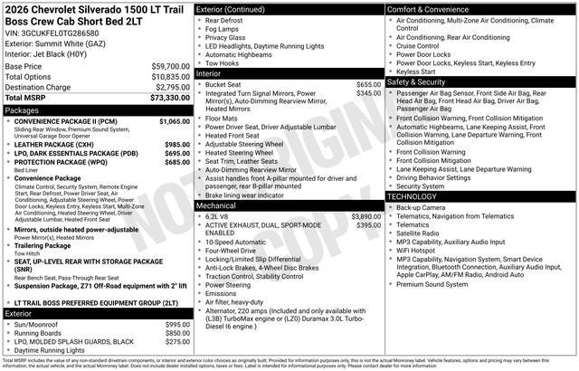 2026 Chevrolet Silverado 1500 LT Trail Boss