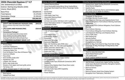 2026 Chevrolet Equinox LT