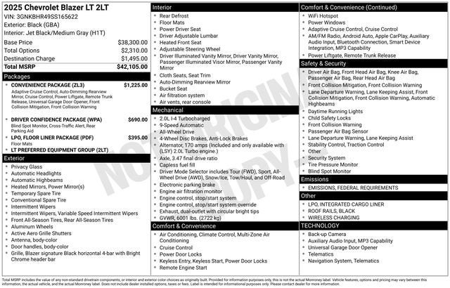 2025 Chevrolet Blazer 2LT