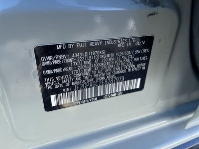 2014 Subaru XV Crosstrek 2.0i Limited